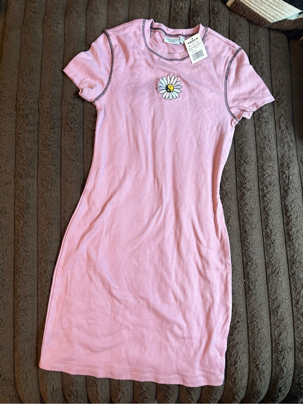 Yin-Yang Daisy T-Shirt Dress